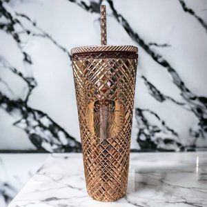 Starbucks rose gold tumbler 12 oz